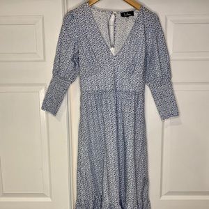 LuLus Floral Print Maxi Dress